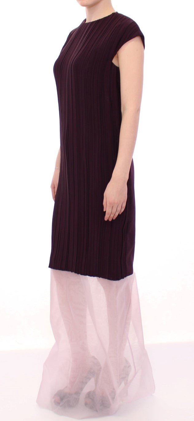 Purple Lavender Gown Maxi Silk Long Dress - Avaz Shop