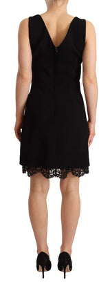 Black Lace Sheath A-line Mini SARTORIA Dress