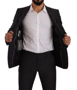 Black MARTINI Single Breasted 2 Piece Suit