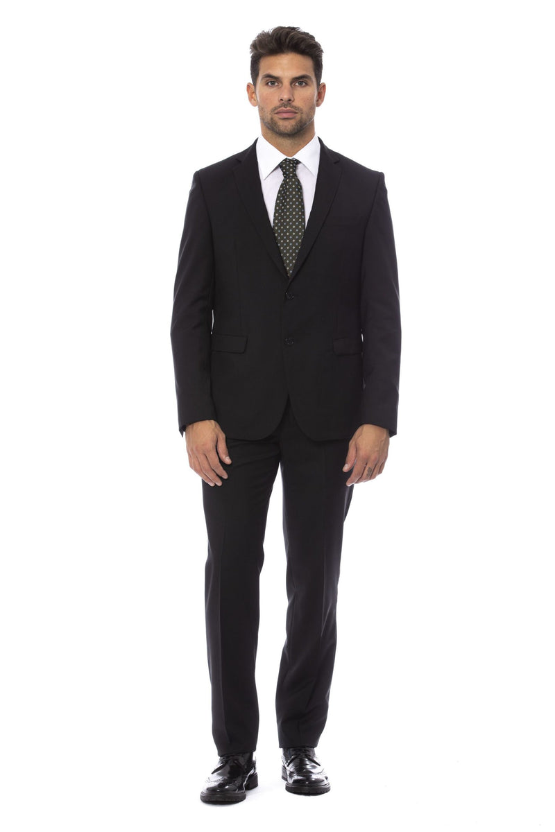 Black Polyester Suit
