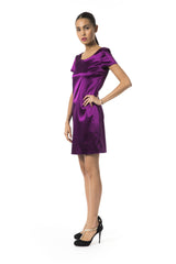 Violet Acetate Dress