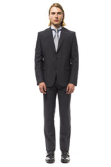 Gray Merino Wool Suit