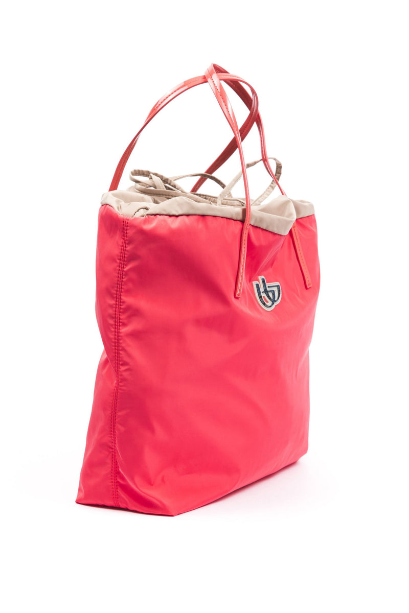 Red Polyester Handbag