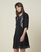 Black Polyester Dress
