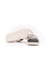 Silver Polyurethane Sandal