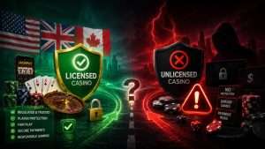 licensed and unlicensed online casinos